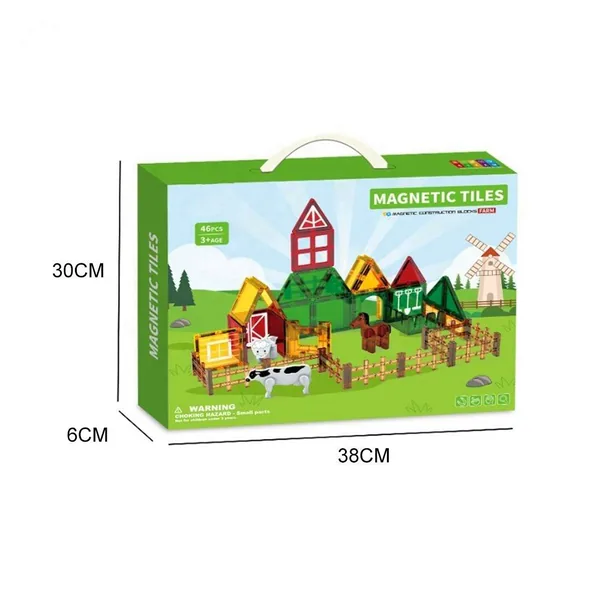 Set de Bloques Magnéticos de Granja para Construcción image 4
