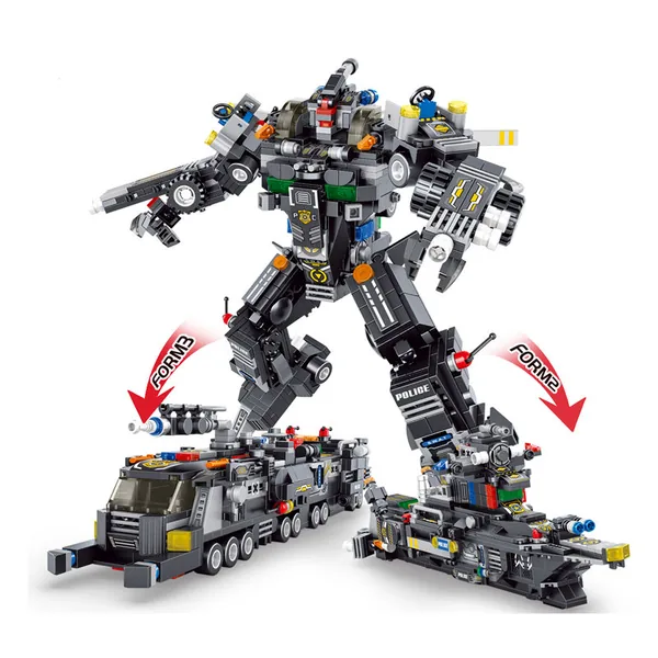 Juguete Bloques Construcción Robot Deformable 832 Piezas image 2