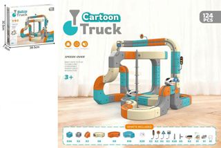 Educational STEM 124pcs Track Block DIY Assembly Set