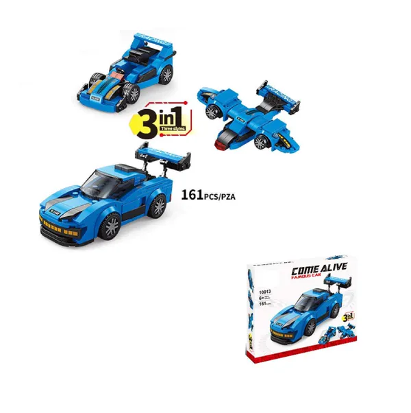 Magic 1276pcs 4 in 1 Car and Truck Building Block Set image 3