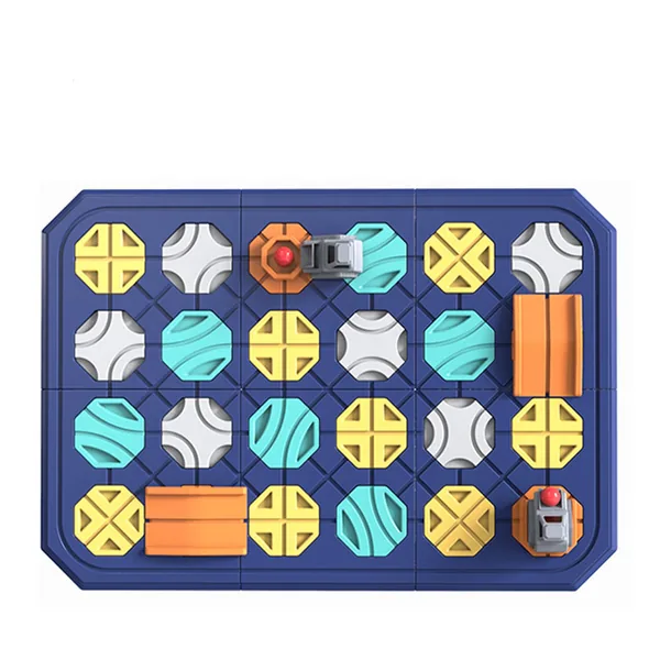 Dual Truck DIY Building Blocks Construction Track Maze Set image 5