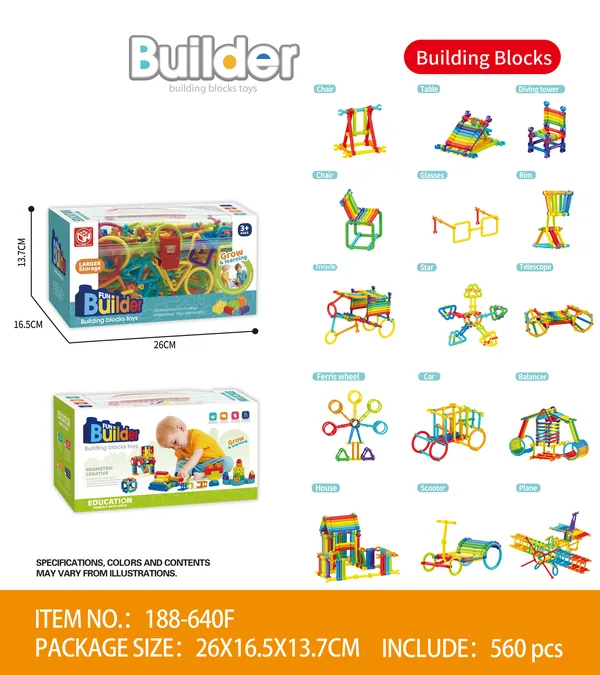 STEM Bloques de Construcción 5 Estilos con Caja image 5
