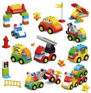 2024 140pcs Educational Big Building Blocks Car Kit