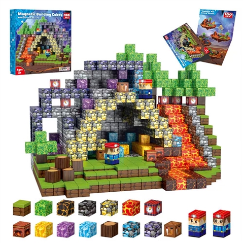 Crystal Mine Bloques Magnetic Building Blocks image 1