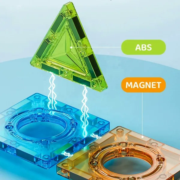 Magnetic Bloques Canicas Marble Run DIY Building Set image 3