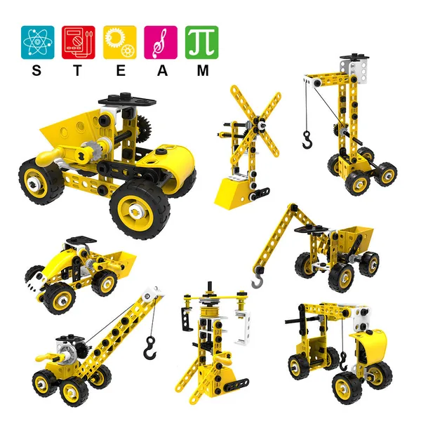 Kit de Construcción DIY STEM de Bloques Suaves image 2