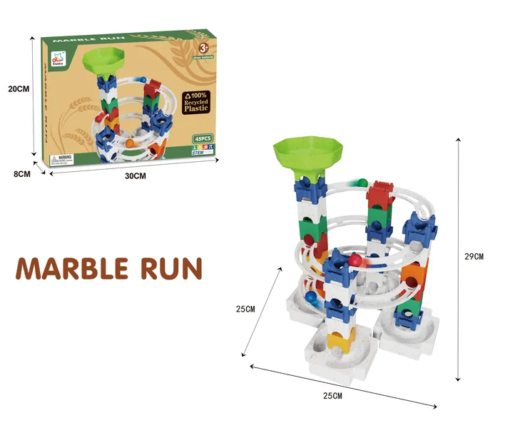 DIY Bloques de Construcción Marble Run Racing Track Building Set image 5